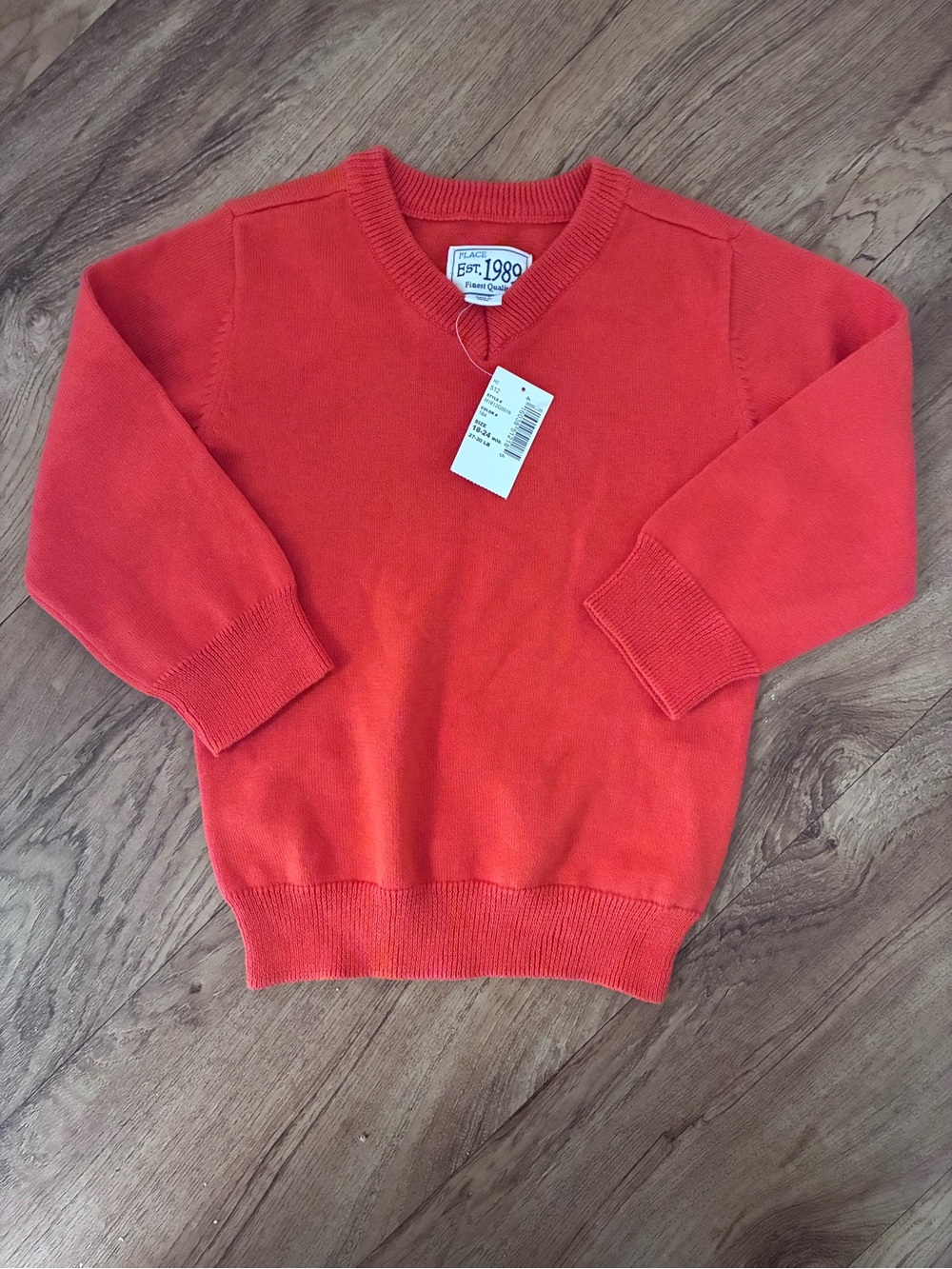 The Children’s Place V-Neck Sweater in Orange